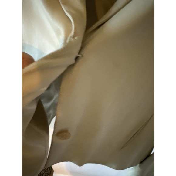 JIL SANDER Beige lamb leather extremely soft 2 Hidden Button Women’s Jacket 36 - Picture 9 of 12